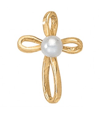 3MM PL CROSS PEND
