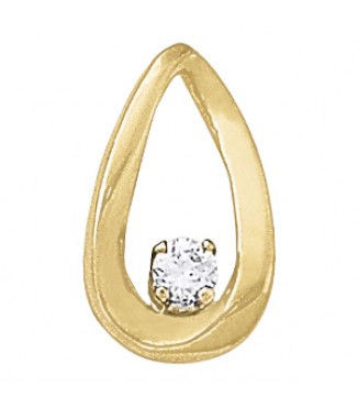 1/4 CTTW SINGLE STONE PEND
