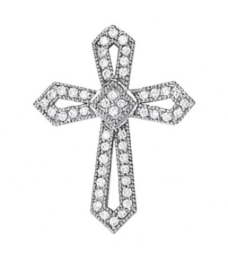 1/2CT TW DIA CROSS    *Q1