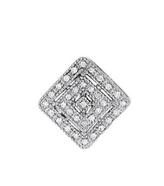 1/4CT TW SQ PENDANT   *Q1