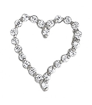 1/3 CT HEART PEND