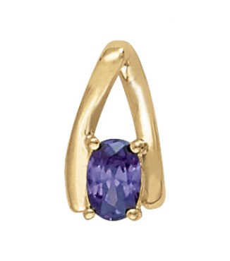 Color pendant 6x4 oval