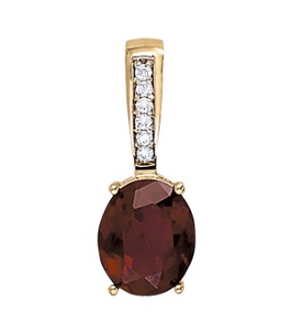 12x10 Oval color pendant