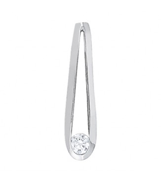1/3 Ct tw single stone pendant