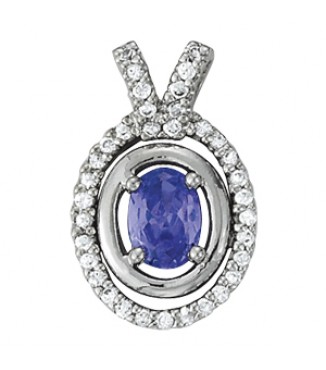 7X5 Oval color pendant