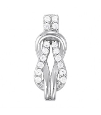 1/4 CTTW CLUSTER LOVE KNOT