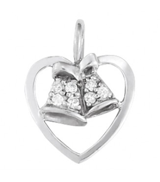 CHARM:WEDDING BELL/HEART