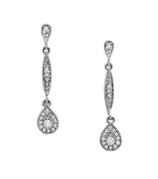 1/3CT TW 3-DROP EAR   *Q1