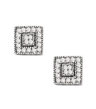 1/4CT TW SQUARE STUD  *Q1