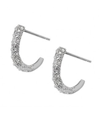 NEW! J Hoops 1ct tw earrings