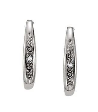 NEW! DIA ACCENT J HOOP