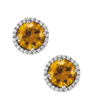 NEW! 1/2CTTW COLOR CTR EAR