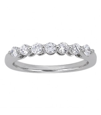 NEW! 7 Stone prong set band