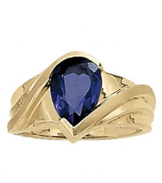 9X6 PEAR RING