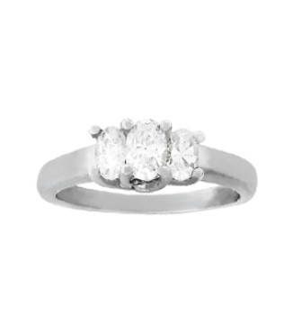 1/2CT SEMI MT 3-STONE *Q2