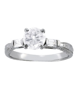 .16CT ENGRAVED SEMI MT*Q2