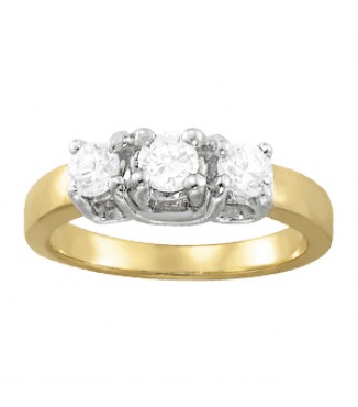 V4:BOM 3 STONE BAND-U'S