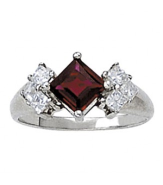 SQUARE STONE RING