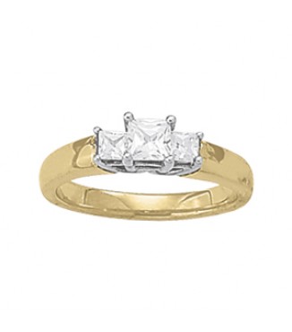 P/C 3 STONE ** 3/4CTTW *