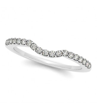 Prong Set Wedding band