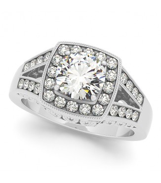 Engagement split-shank 1/3 ct tw