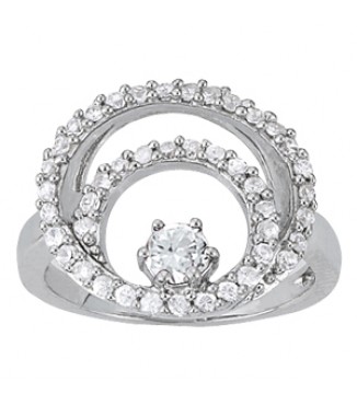 Color stone ring 5/8ct tw semimount