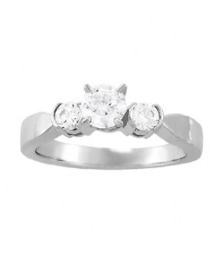NEW! Two stone  1/4 ct tw semimount