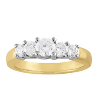 NEW! 5/8 CTTW PRONG SET BAND