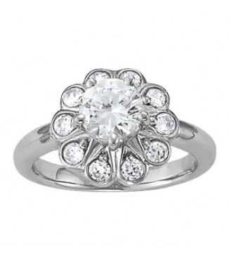 NEW ! Circle diamond ring