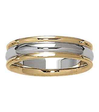 6 .0 mm Two-Tone Comfort Fit Band