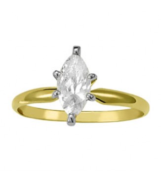 10.5X5.5 MQ SOLITAIRE (11/4CT)
