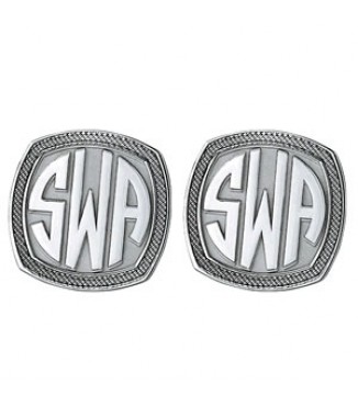 MONOGRAM CUFFLINK
