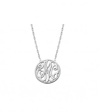 25MM X 25MM 3 INITIAL MONOGRAM
