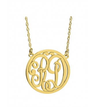 25MM  2  INITIALS WITH BORDER