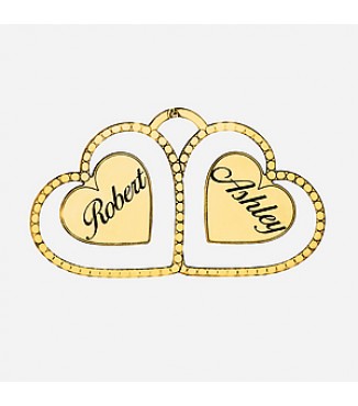 DOUBLE HEART PENDANT