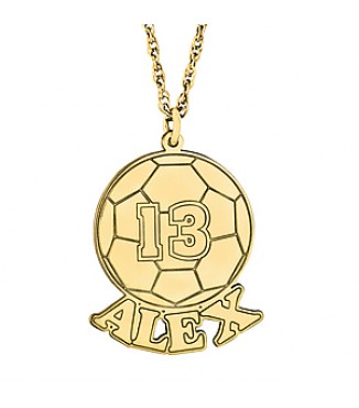 SOCCER W/ NUMBER