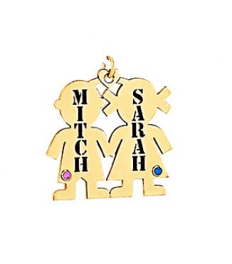 BOY AND GIRL PENDANT