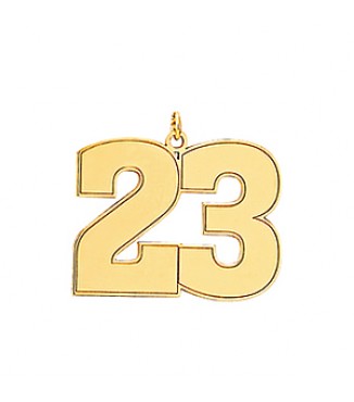 NUMBER PENDANT