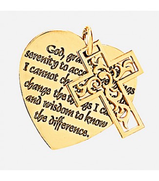 ENGRAVED HEART WITH FILIGREE C