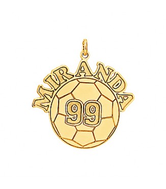 SOCCER W/ NAME AND NUMBER