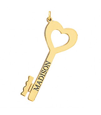 KEY W/ HEART TOP