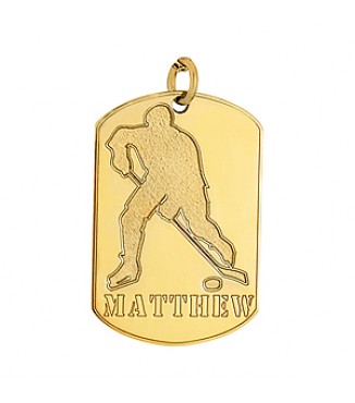 HOCKEY PLAYER TAG