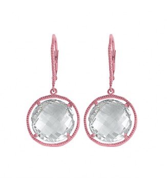 WHITE TOPAZ EARRINGS
