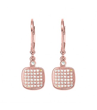 MIRCO PAVE SQ PENDANT