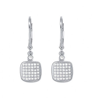 MIRCO PAVE SQ PENDANT
