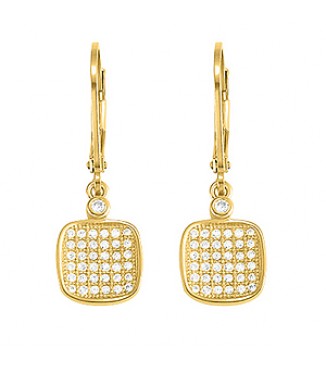MIRCO PAVE SQ PENDANT