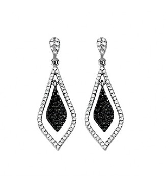 B/W DANGLE EARRING