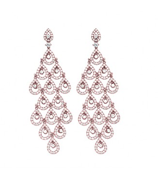 CZ CHANDELIER EARRING