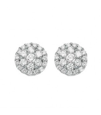 SM CZ CLUSTER STUD