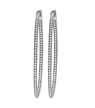 MILGRAIN RD HOOPS 48MM